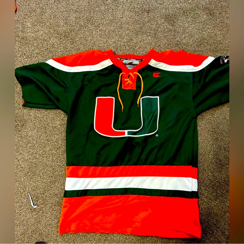 Miami Hurricanes Hockey Jersey